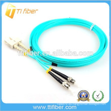 Cable de fibra óptica 3.0mm 50/125 OM3 duplex SC-ST Patch Leads